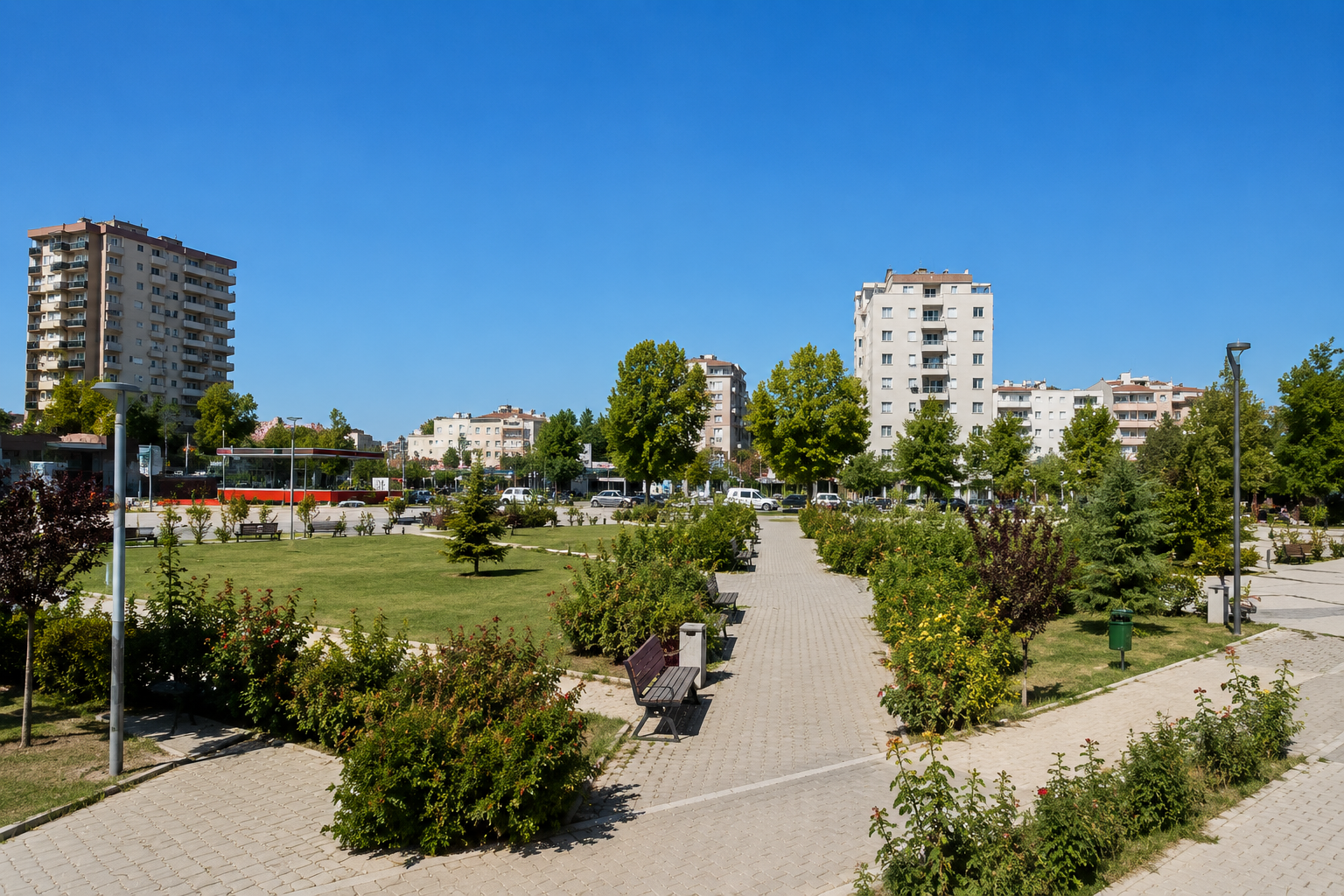 Merkez ilçesi harita görünümü