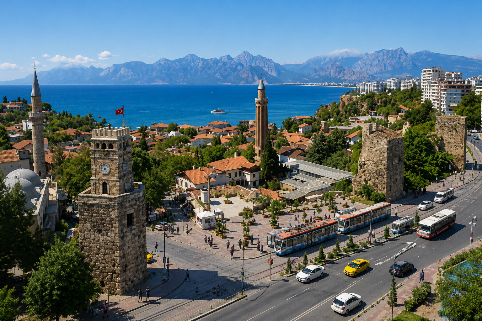 Muratpaşa ilçesi harita görünümü