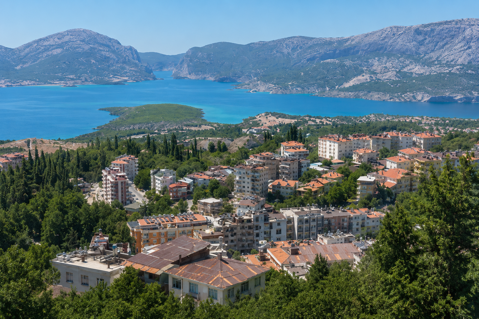 Ermenek ilçesi harita görünümü