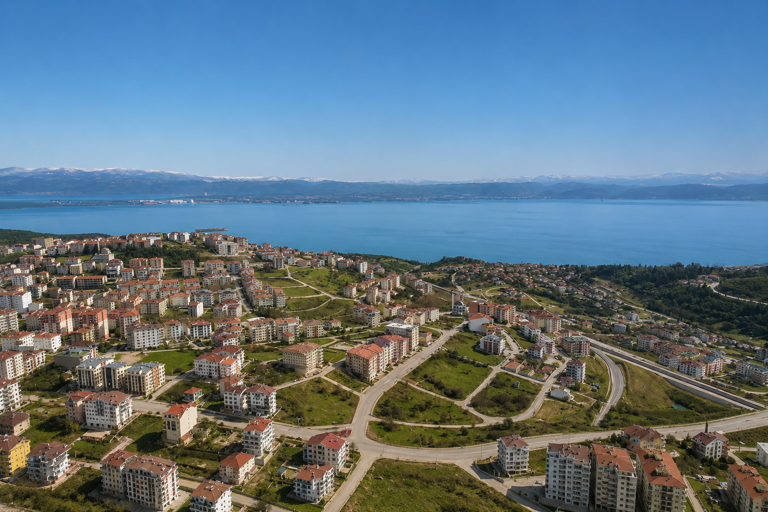 Gebze ilçesi harita görünümü