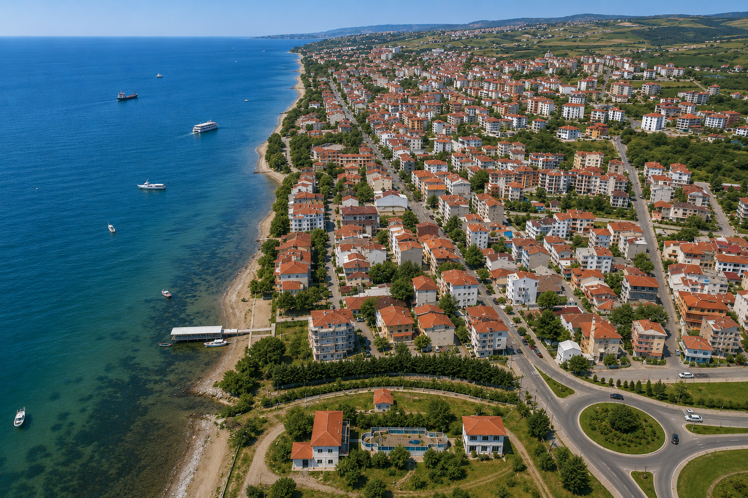 Süleymanpaşa ilçesi harita görünümü
