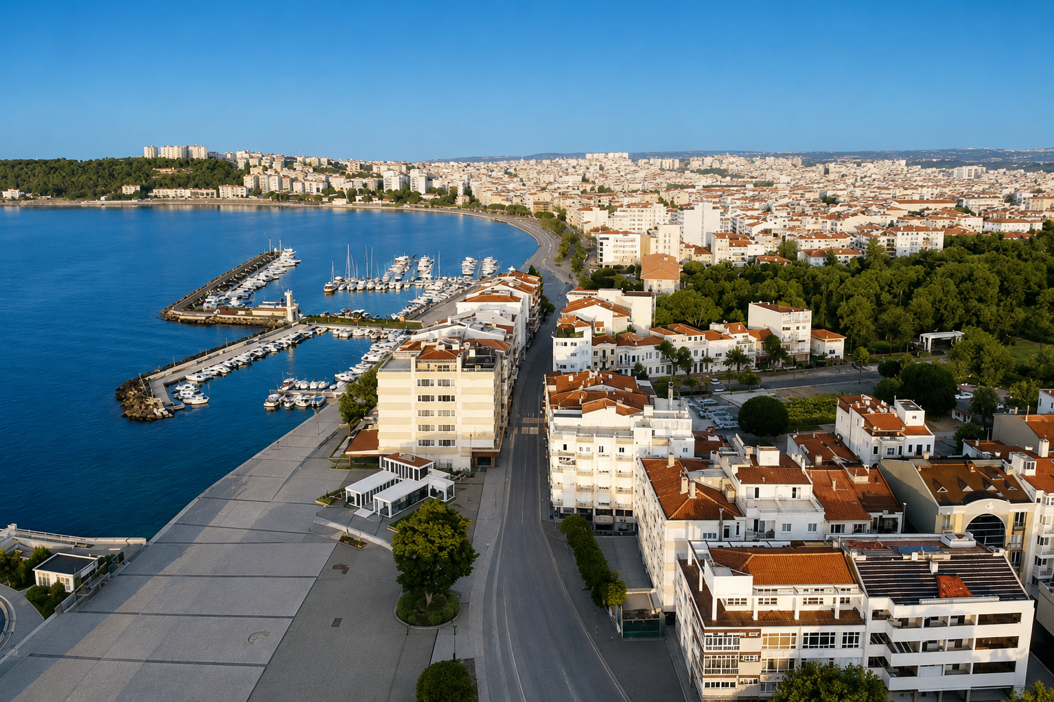 Merkez ilçesi harita görünümü