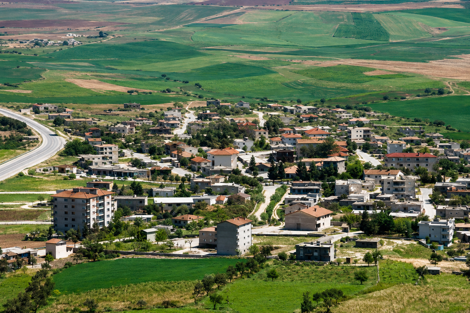 Beşiri ilçesi harita görünümü