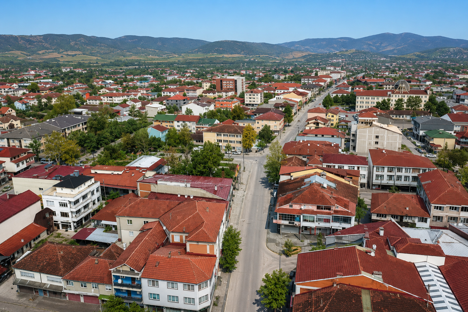 Gölyaka ilçesi harita görünümü