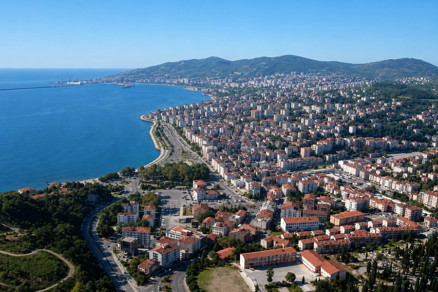 Ereğli ilçesi harita görünümü