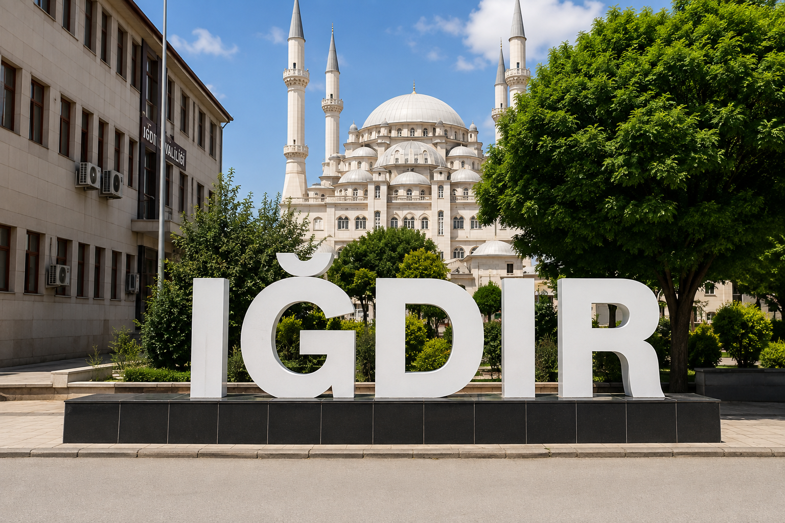 Aralık ilçesi harita görünümü