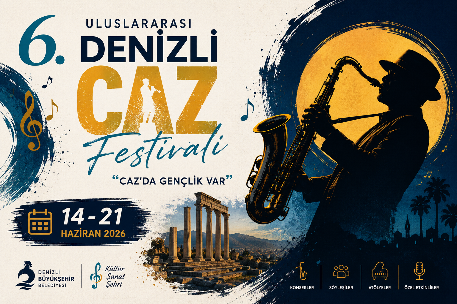 6. Uluslararası Denizli Caz Festivali 2026