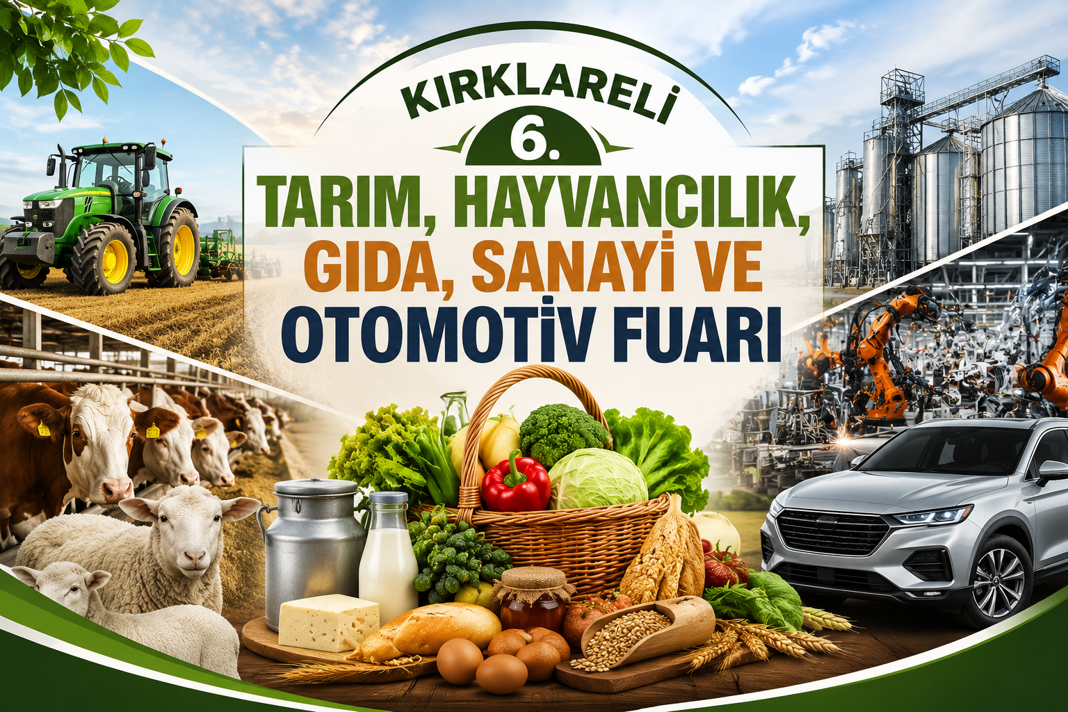 Kırklareli 6. Tarım, Hayvancılık, Gıda, Sanayi ve Otomotiv Fuarı etkinliği