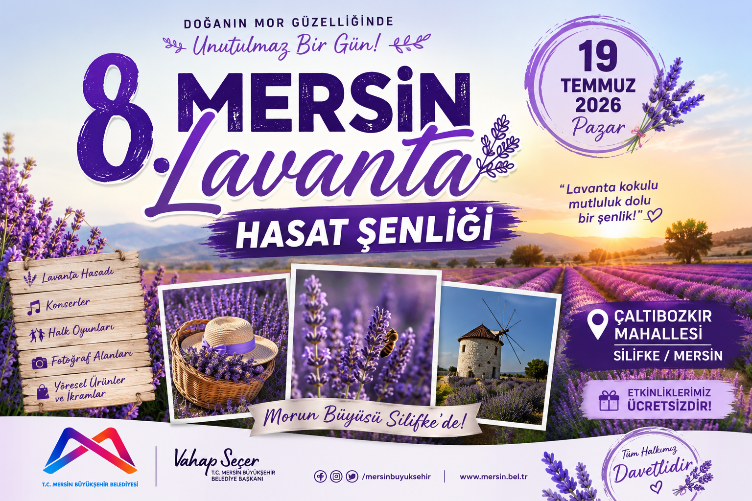 8. Mersin Lavanta Hasat Şenliği etkinliği