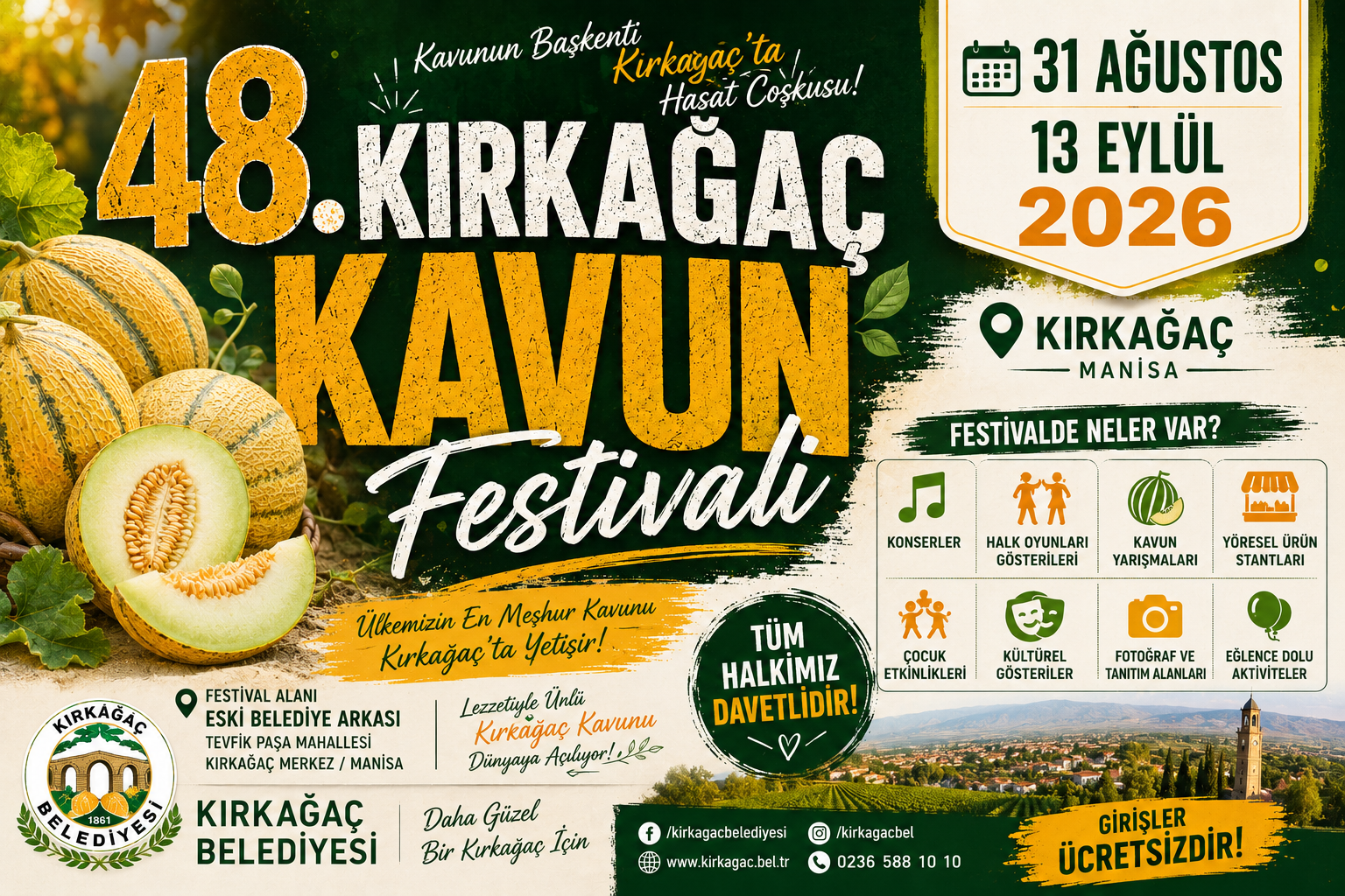 48. Kırkağaç Kavun Festivali