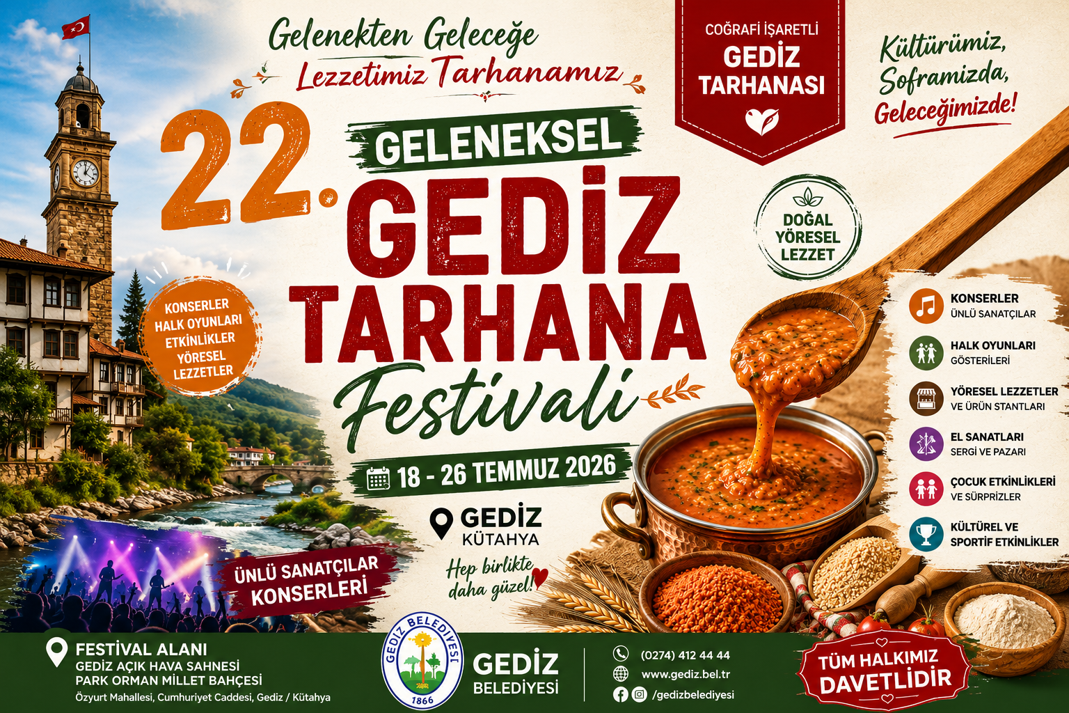 22. Geleneksel Gediz Tarhana Festivali