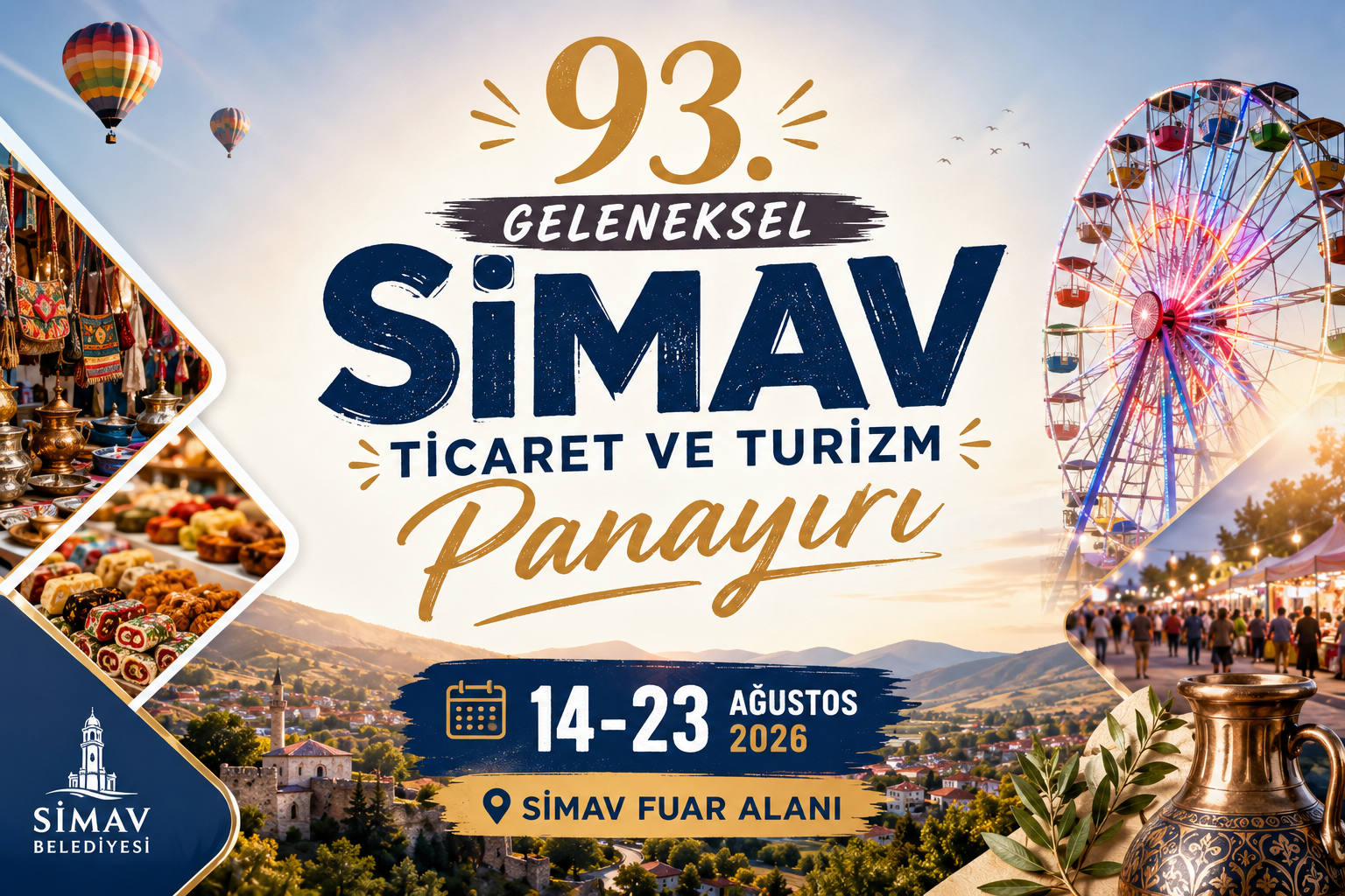 93. Geleneksel Simav Ticaret ve Turizm Panayırı