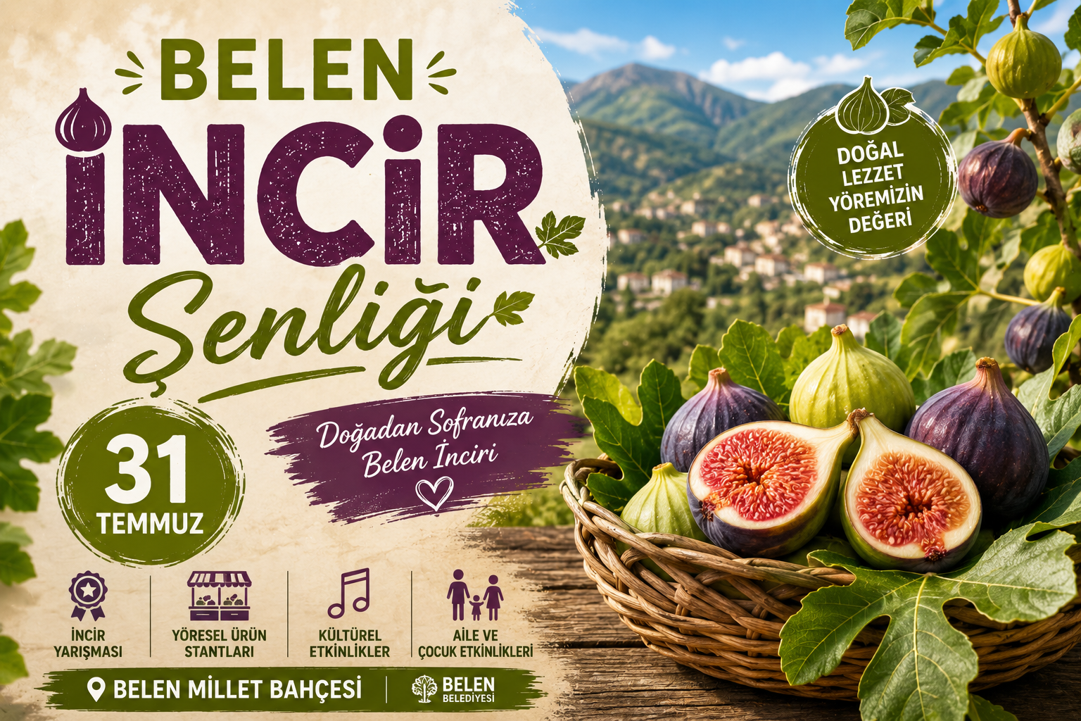 Belen İncir Şenliği etkinliği
