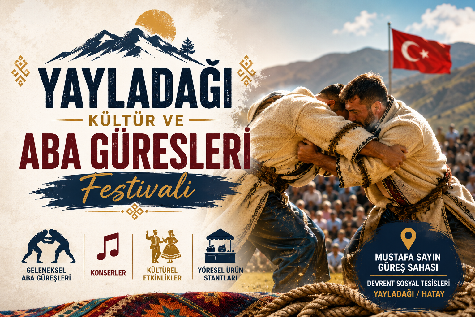 Yayladağı Kültür ve Aba Güreşleri Festivali