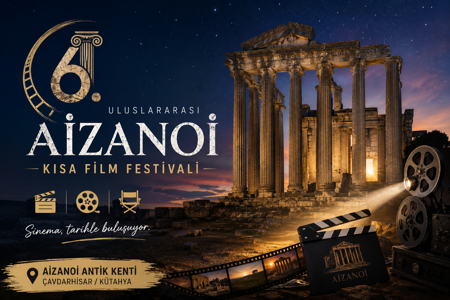 6. Uluslararası Aizanoi Kısa Film Festivali