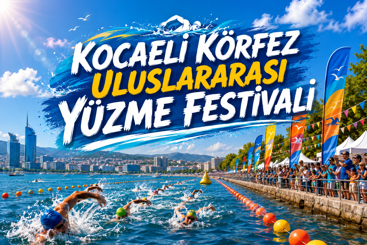 Kocaeli Körfez Uluslararası Yüzme Festivali etkinliği