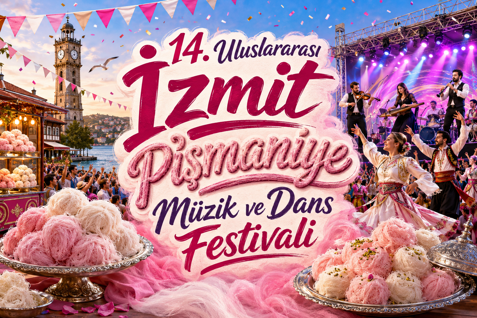  14. Uluslararası İzmit Pişmaniye Müzik ve Dans Festivali  etkinliği