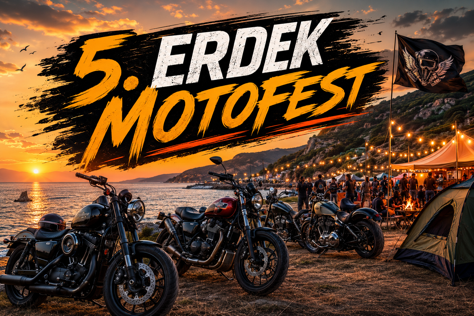 5. Erdek MotoFest etkinliği