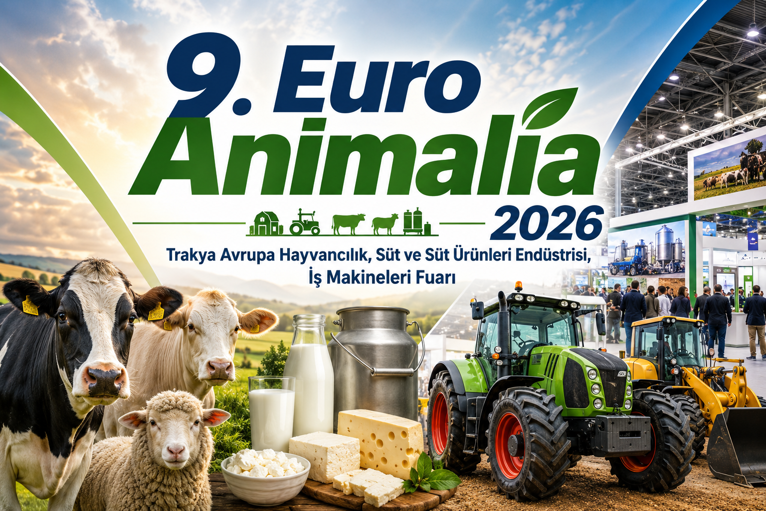 9. Euro Animalia 2026 – Trakya Avrupa Hayvancılık, Süt ve Süt Ürünleri Endüstrisi, İş Makineleri Fuarı