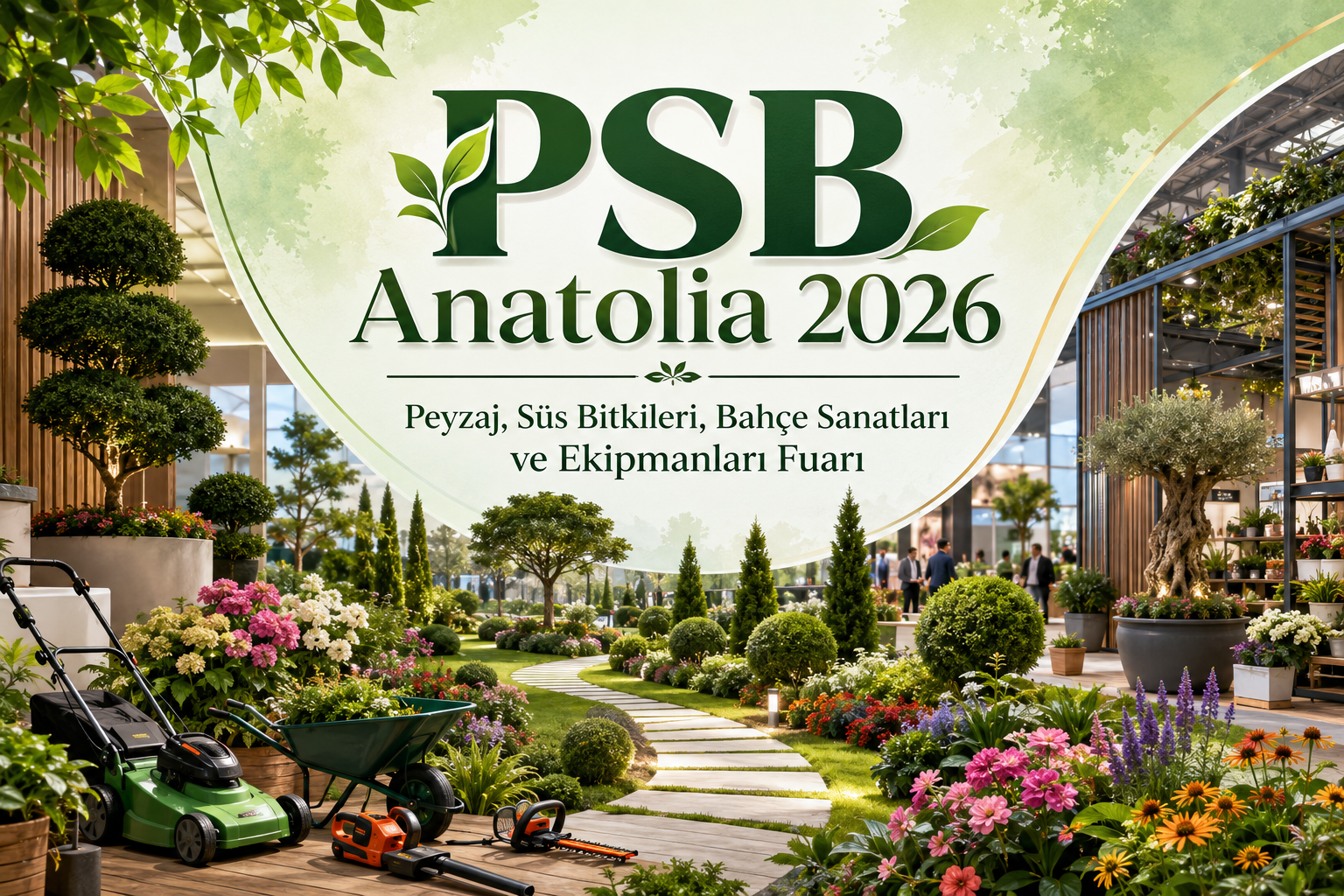 PSB Anatolia 2026 Peyzaj, Süs Bitkileri, Bahçe Sanatları ve Ekipmanları Fuarı