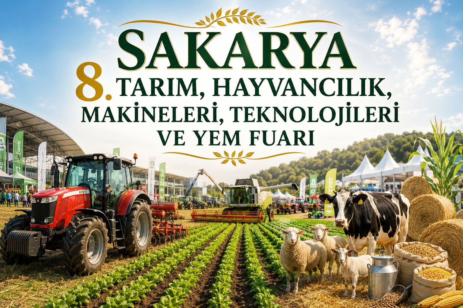 Sakarya 8. Tarım, Hayvancılık, Makineleri, Teknolojileri ve Yem Fuarı etkinliği
