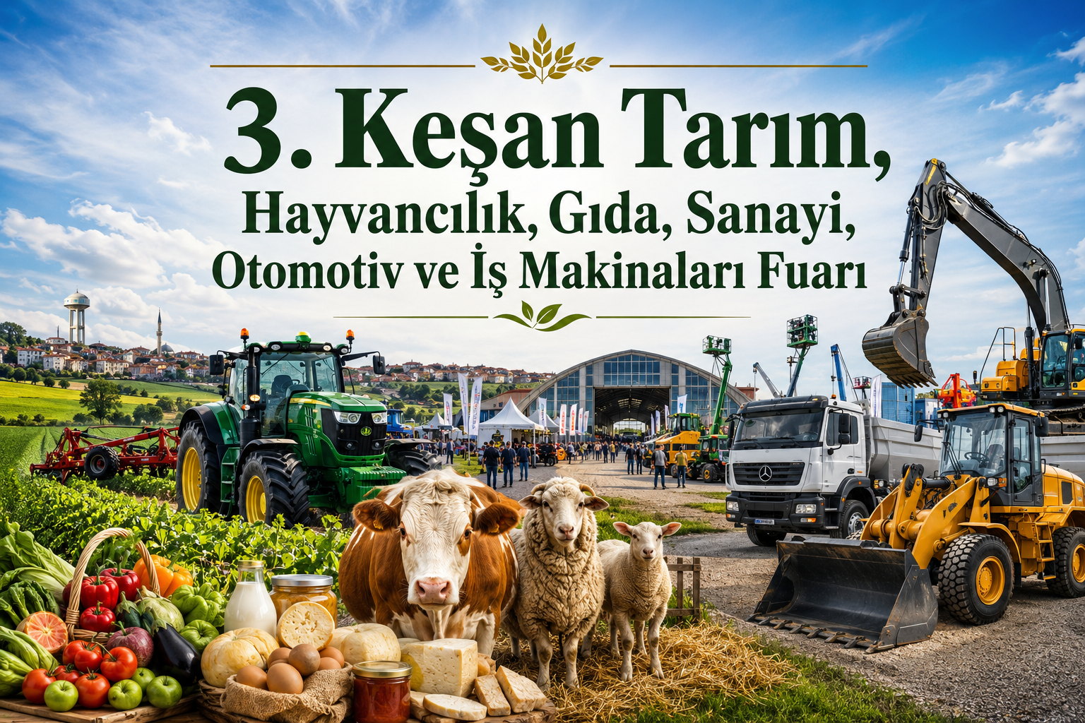 3. Keşan Tarım, Hayvancılık, Gıda, Sanayi, Otomotiv ve İş Makinaları Fuarı