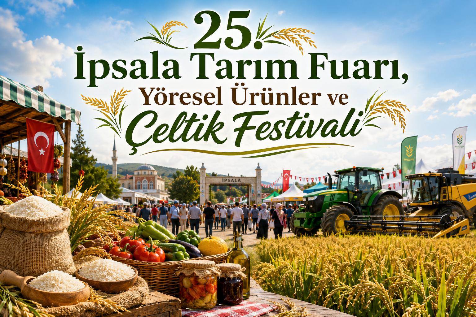 İpsala Tarım Fuarı, Yöresel Ürünler ve Çeltik Festivali