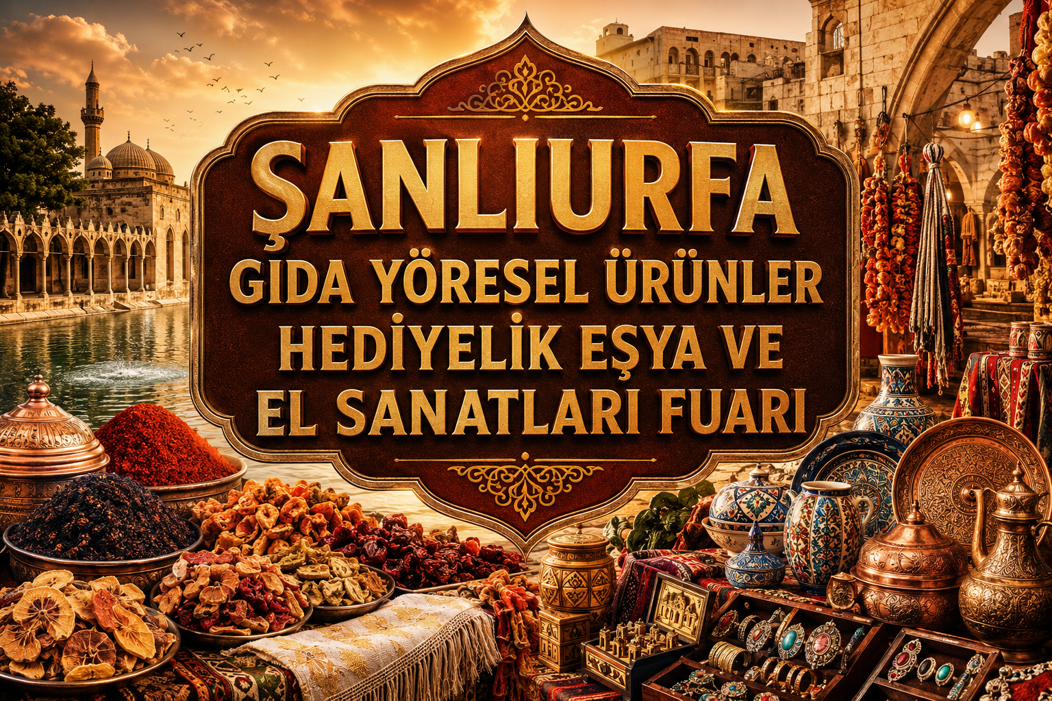 Şanlıurfa Gıda Yöresel Ürünler Hediyelik Eşya ve El Sanatları Fuarı