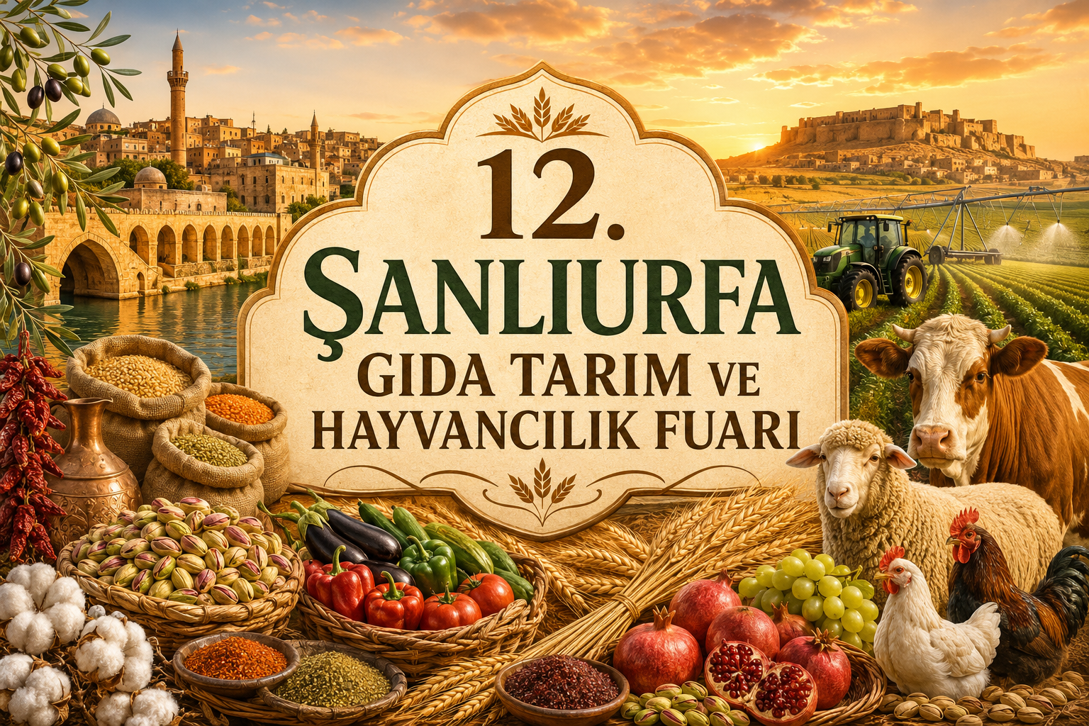 12. Şanlıurfa Gıda Tarım ve Hayvancılık Fuarı 
