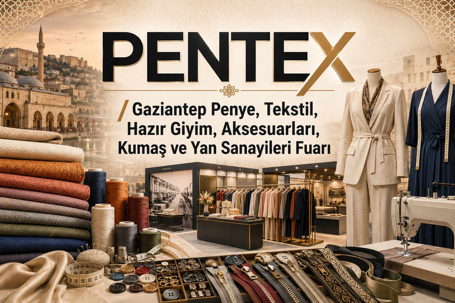 PENTEX / Gaziantep Penye, Tekstil, Hazır Giyim, Aksesuarları, Kumaş ve Yan Sanayileri Fuarı etkinliği