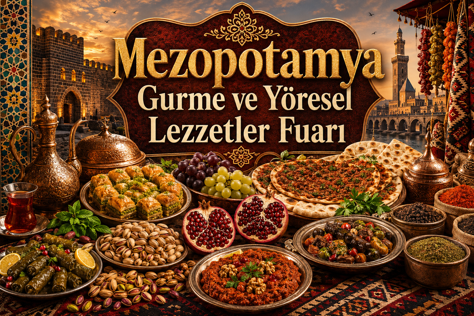 Mezopotamya Gurme ve Yöresel Lezzetler Fuarı etkinliği