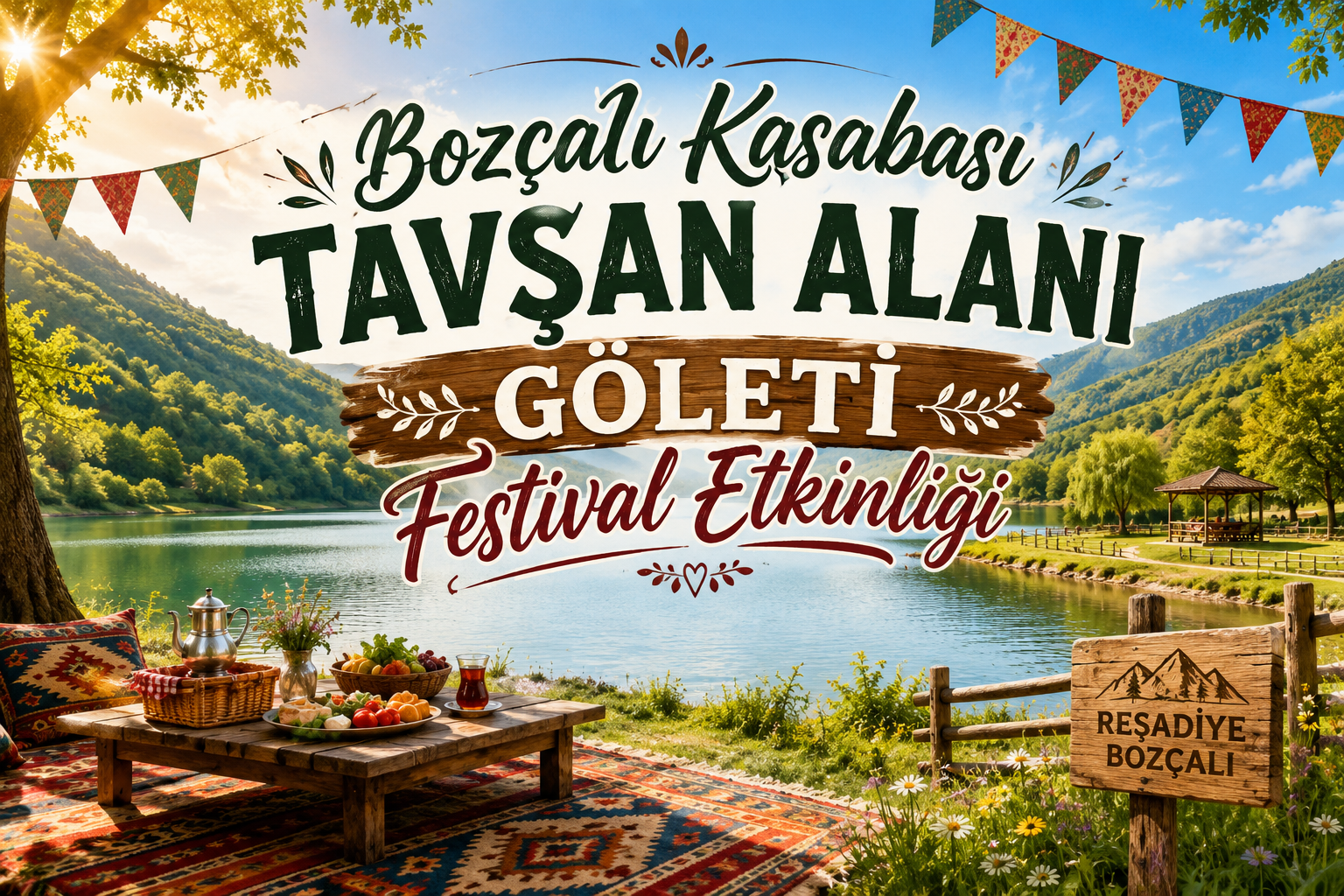 Bozçalı Kasabası Tavşan Alanı Göleti Festival Etkinliği 