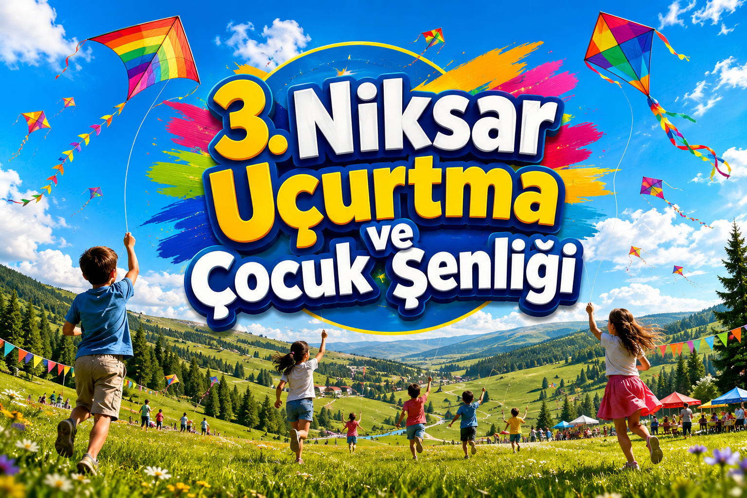 3. Niksar Uçurtma ve Çocuk Şenliği