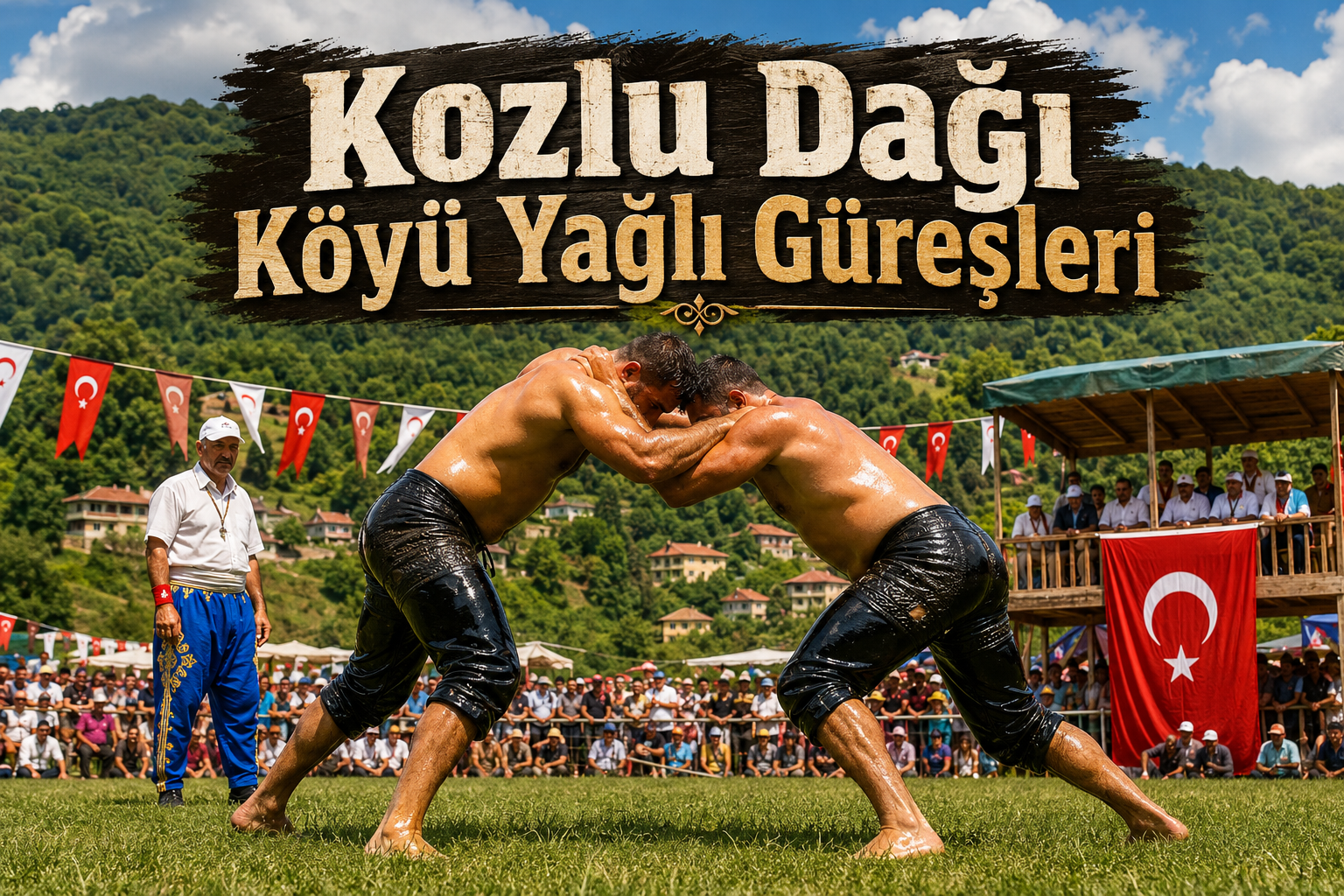 Kozlu Dağköy Yağlı Güreşleri etkinliği
