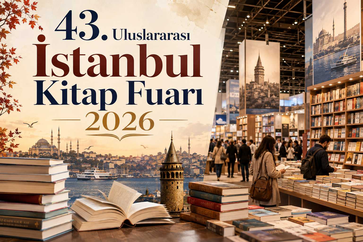 43. Uluslararası İstanbul Kitap Fuarı 2026 etkinliği