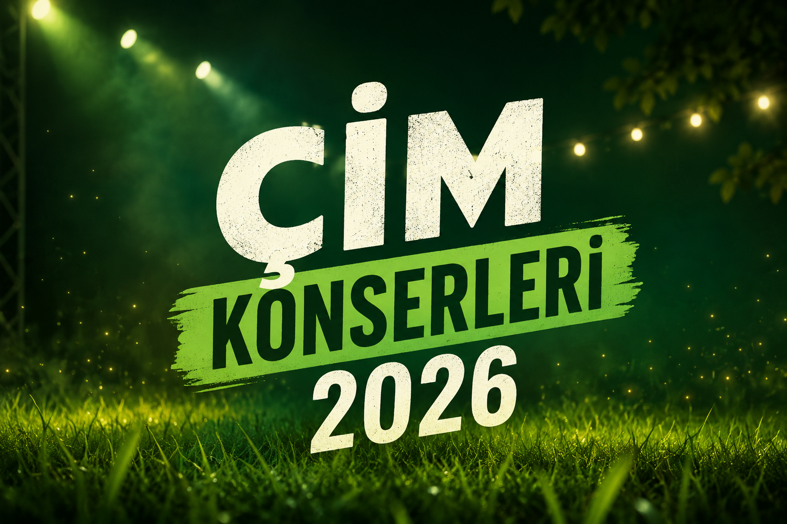 İzmir Çim Konserleri 2026