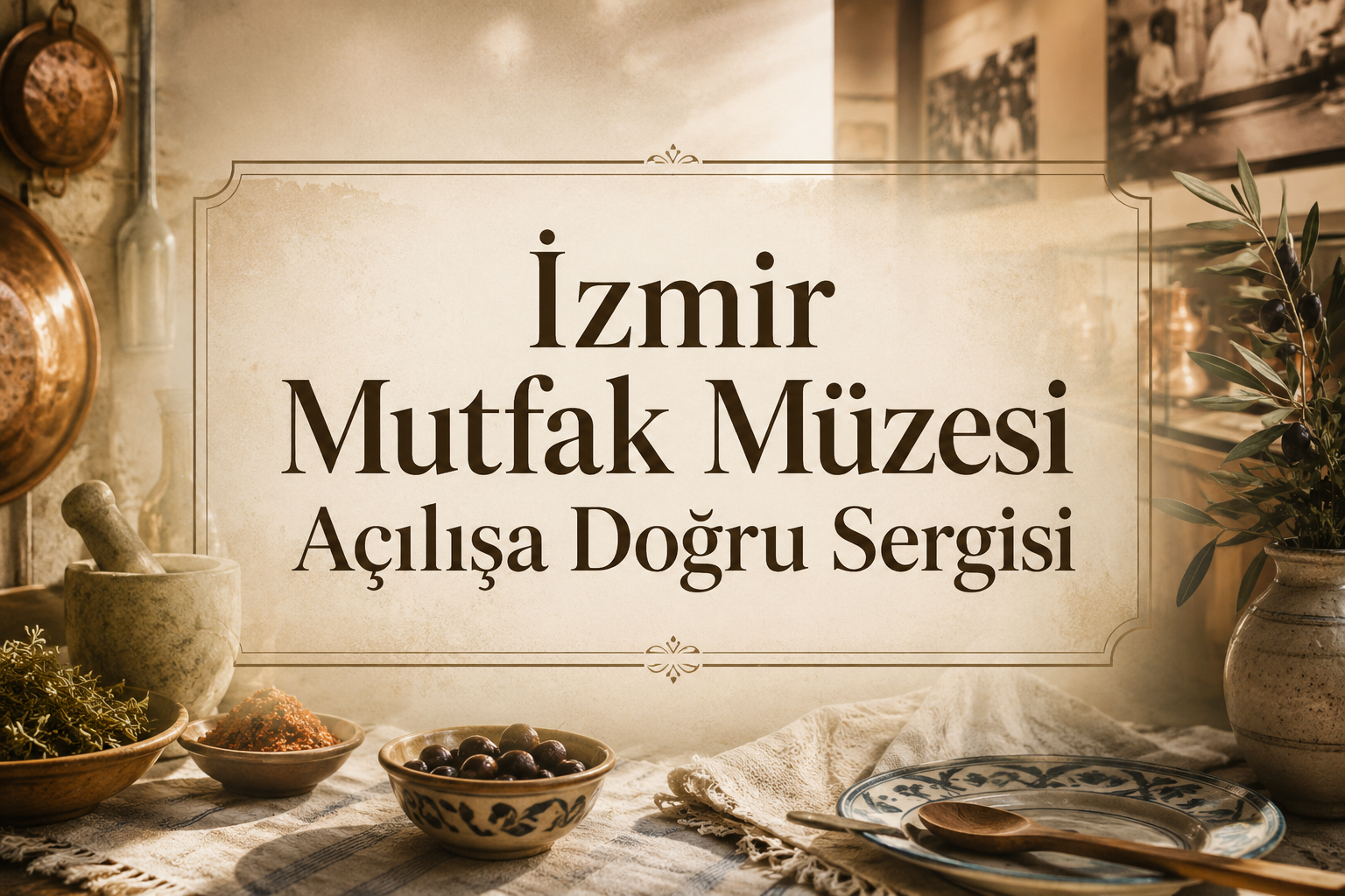 İzmir Mutfak Müzesi  Açılışa Doğru Sergisi 2026 
