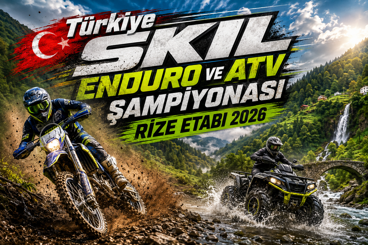 Türkiye SKIL Enduro ve ATV Şampiyonası Rize Etabı 2026