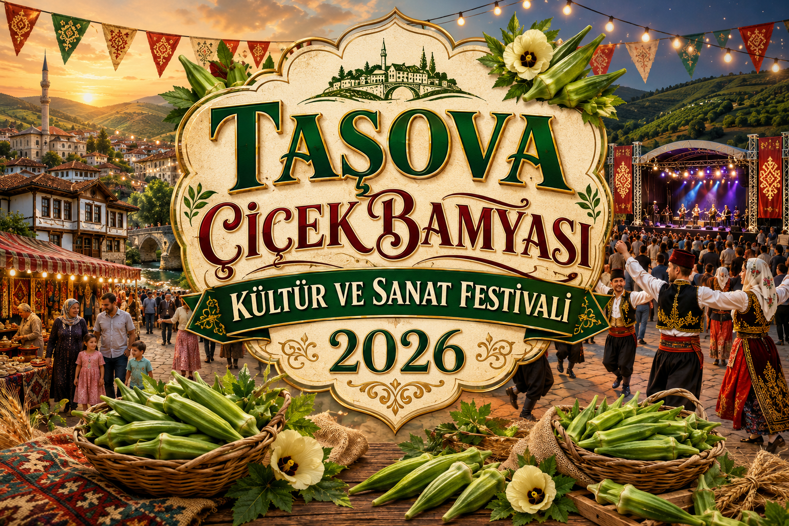 Taşova Çiçek Bamyası Kültür ve Sanat Festivali 2026