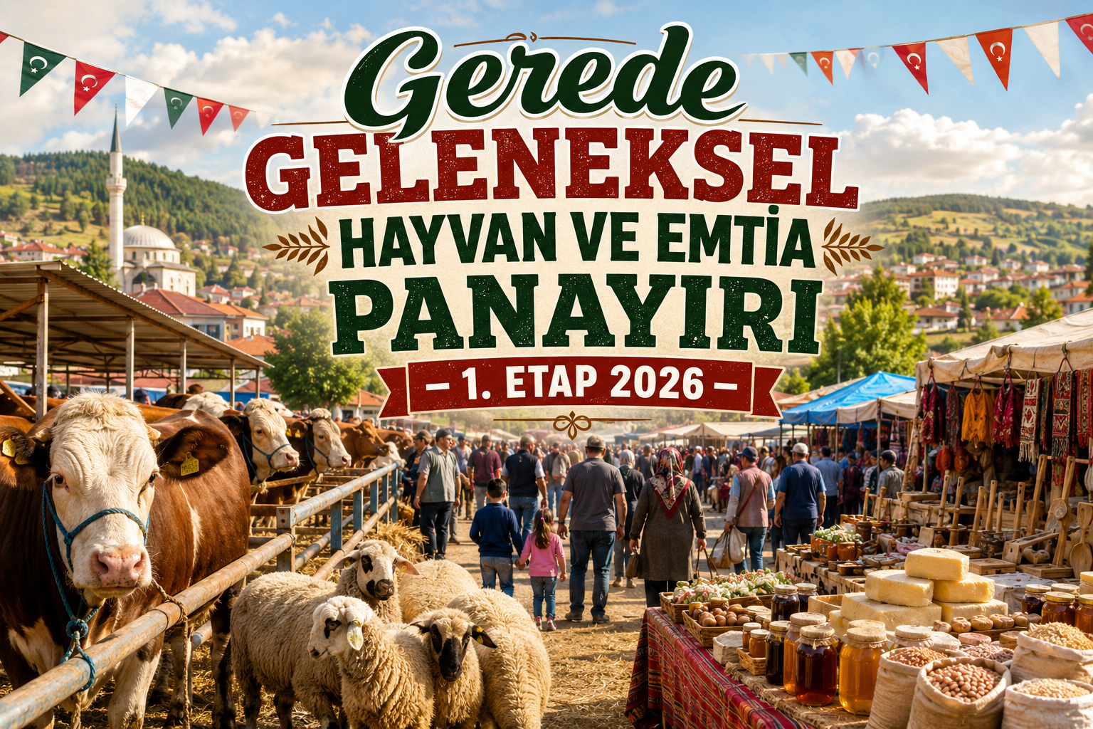 Gerede Geleneksel Hayvan ve Emtia Panayırı – 1. Etap 2026
