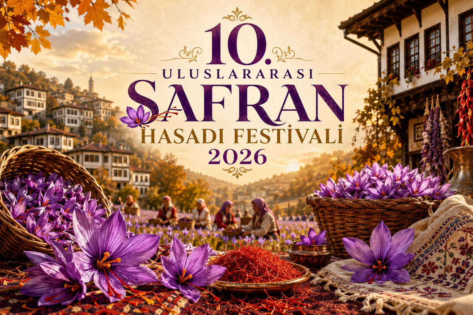 10. Uluslararası Safran Hasadı Festivali 2026 etkinliği