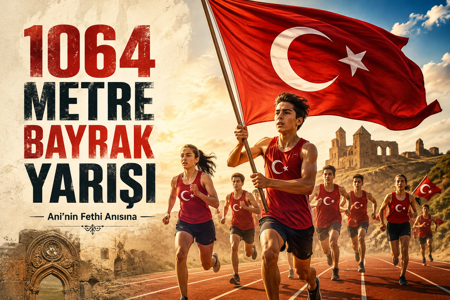 Atletizm 1064 Metre Bayrak Yarışı 2026 