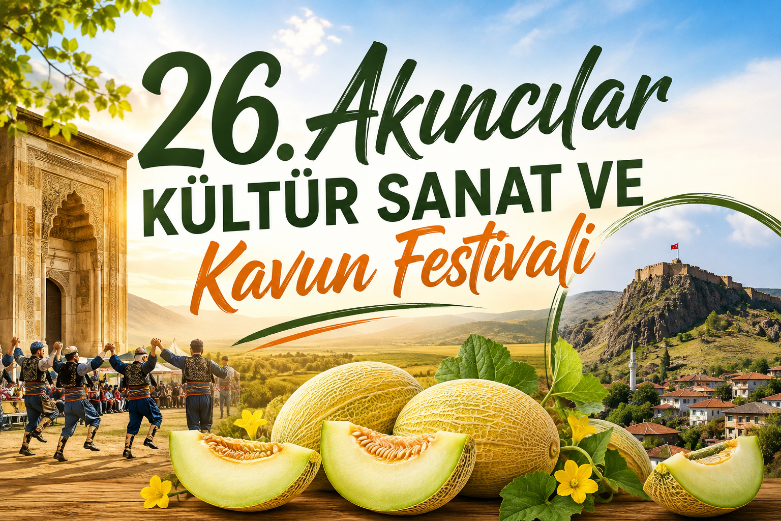 26. Akıncılar Kültür Sanat ve Kavun Festivali 2026