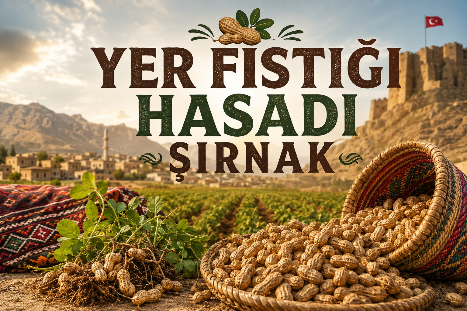 Yer Fıstığı Hasadı Şırnak 2026
