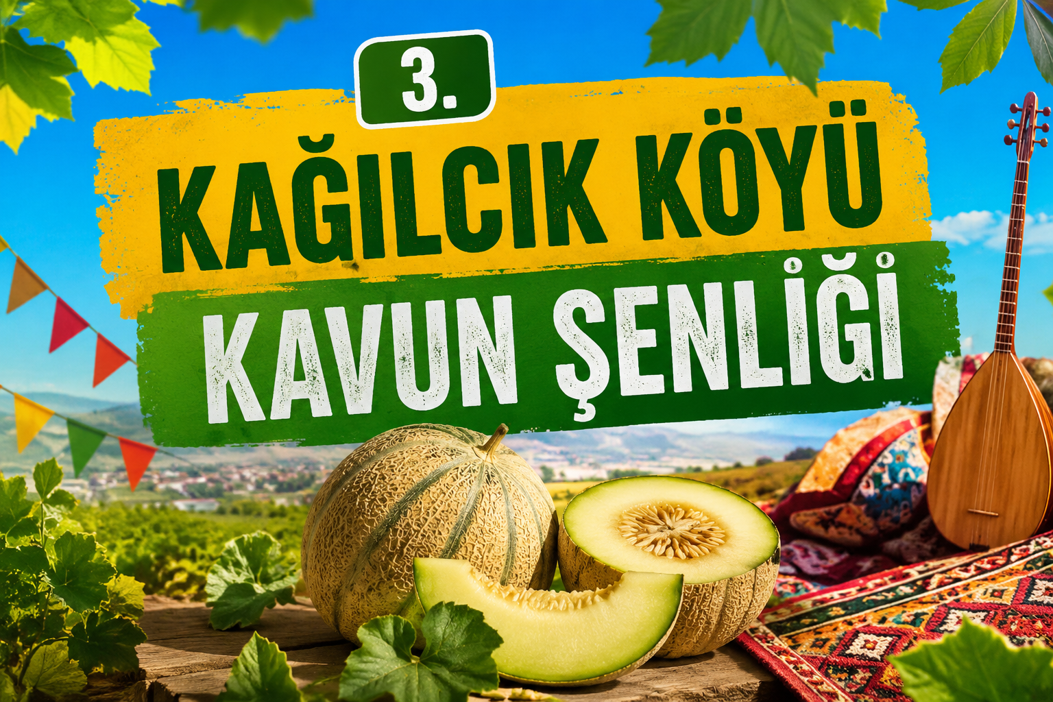 3. Kağılcık Köyü Kavun Şenliği 