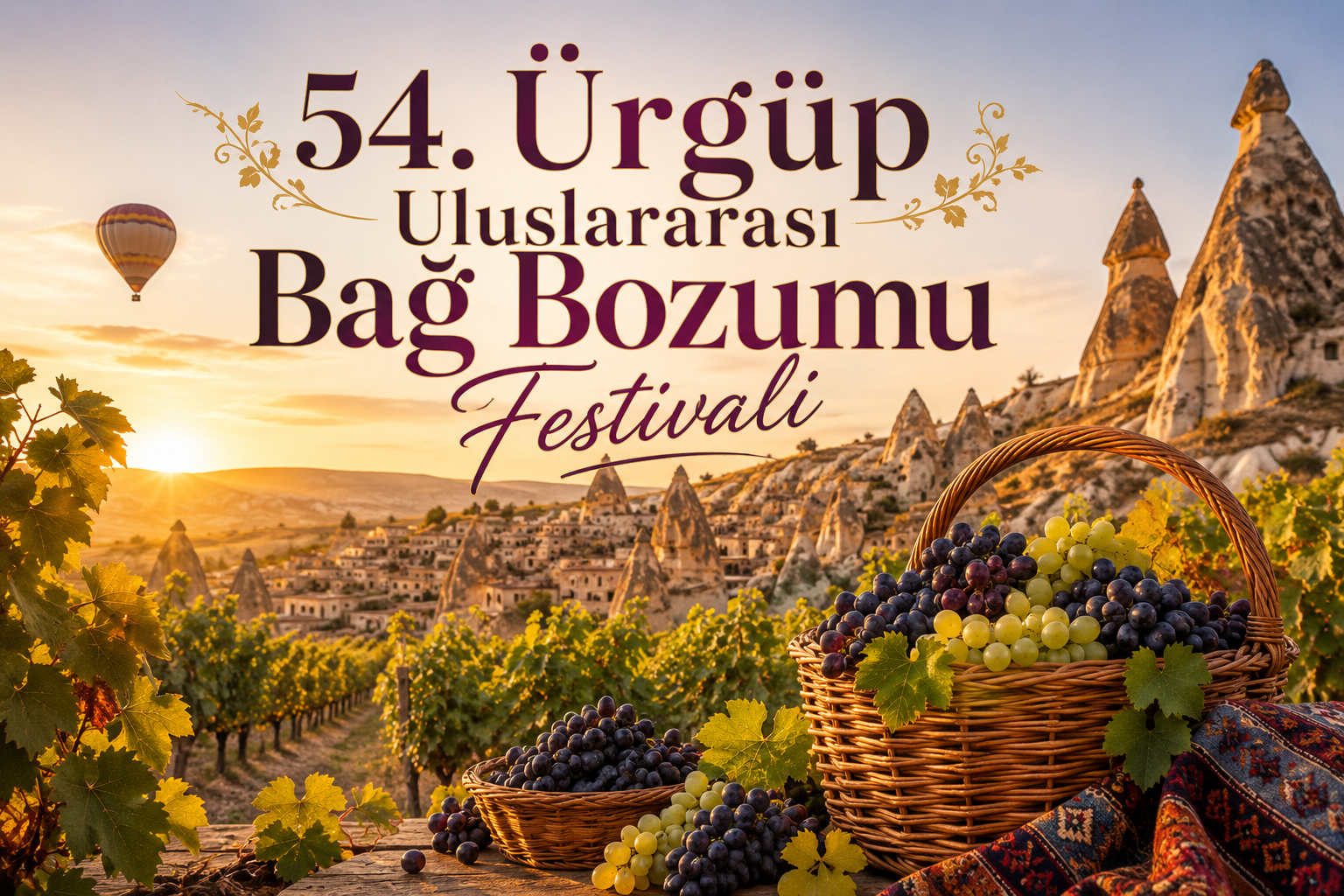 54. Ürgüp Uluslararası Bağ Bozumu Festivali 2026