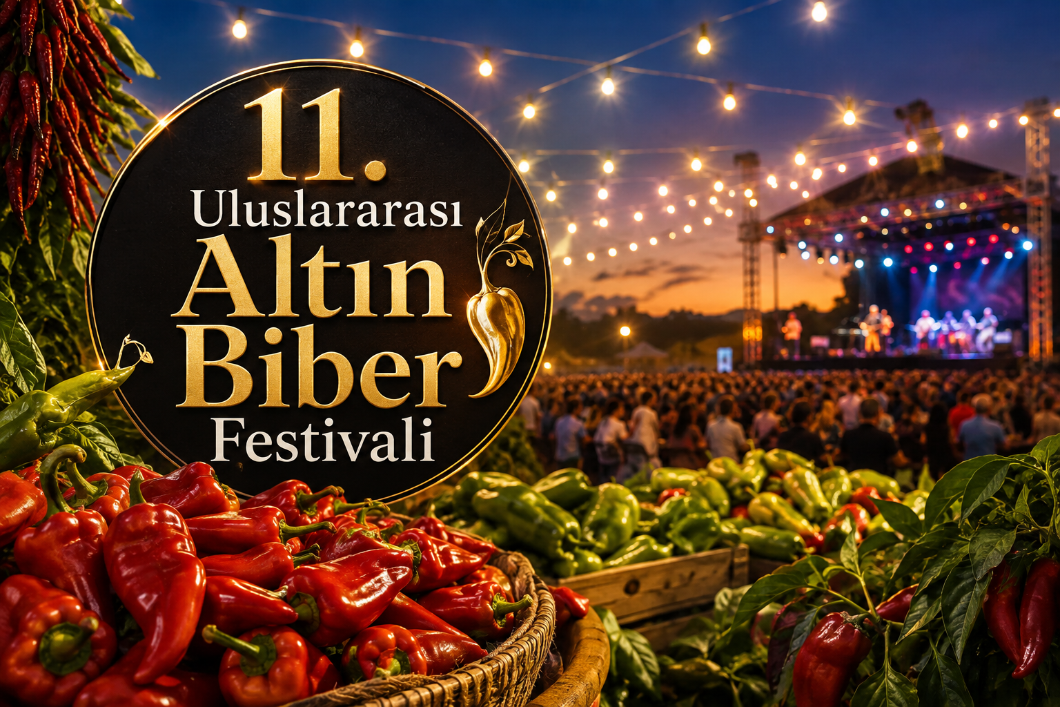 11. Uluslararası Altın Biber Festivali 2026 etkinliği