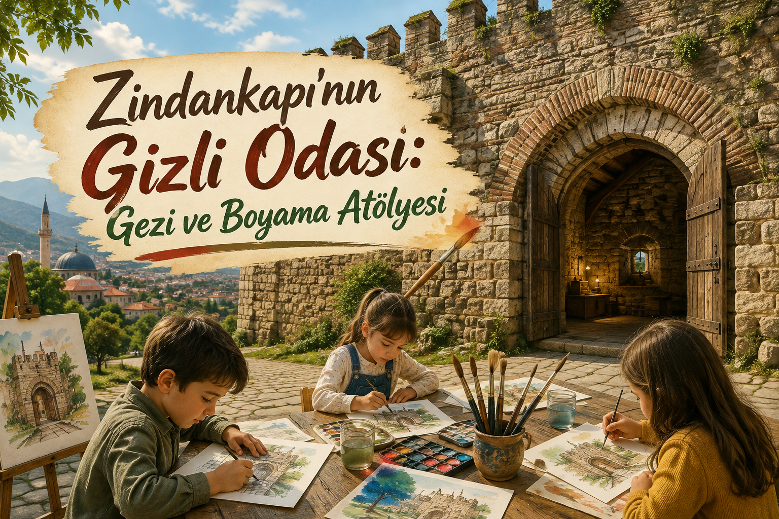 Zindankapı'nın Gizli Odası: Gezi ve Boyama Atölyesi 2026 etkinliği