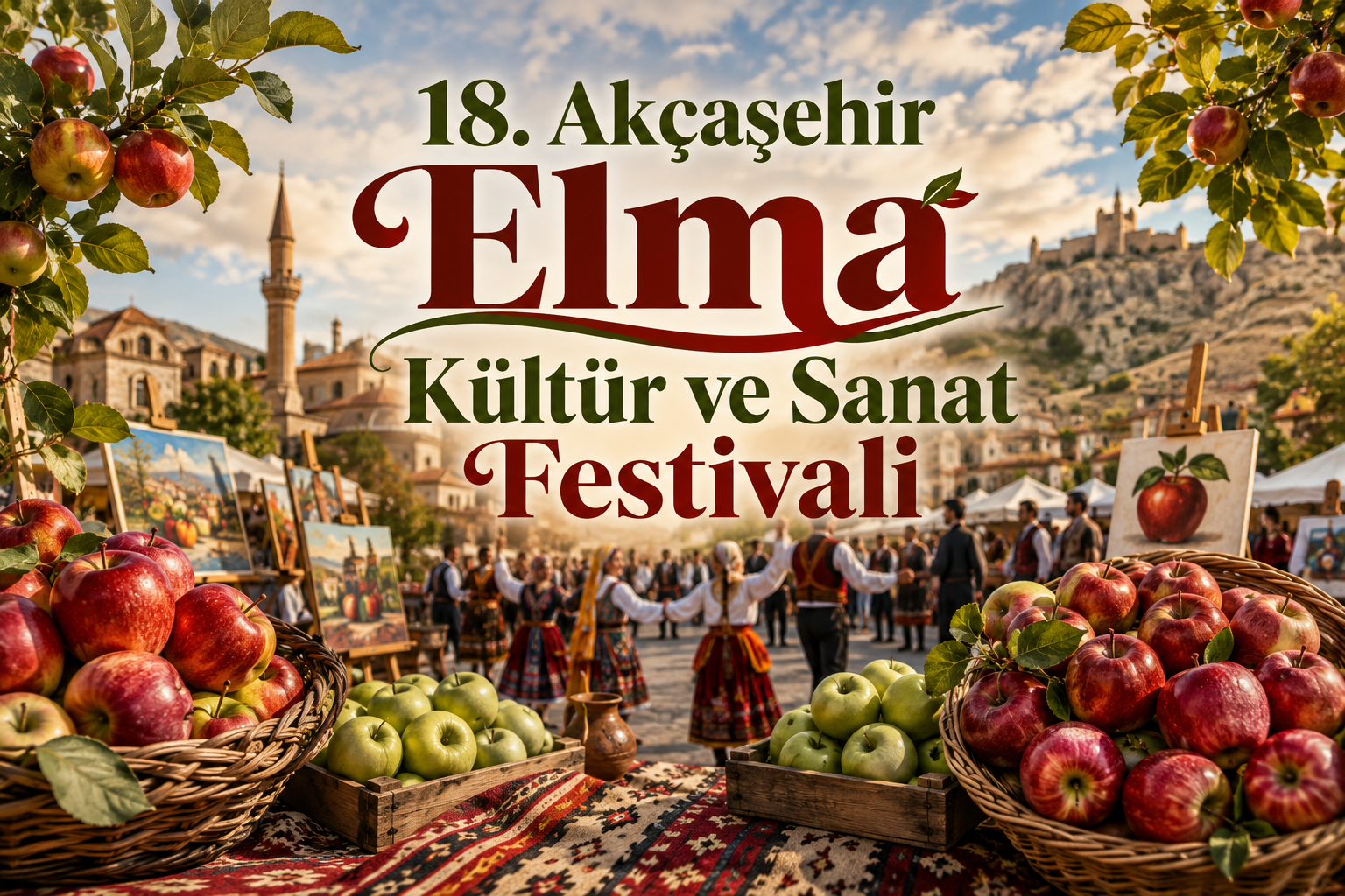 18. Akçaşehir Elma Kültür ve Sanat Festivali 2026 etkinliği