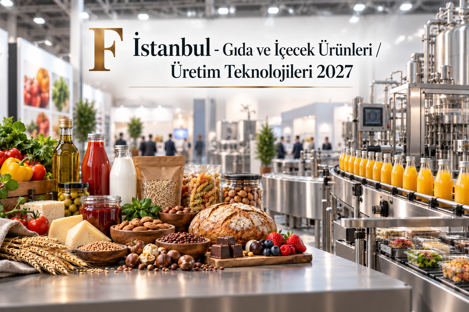 F İstanbul Gıda ve İçecek Ürünleri, Gıda Üretim Teknolojileri ve Ambalaj Fuarı 2027